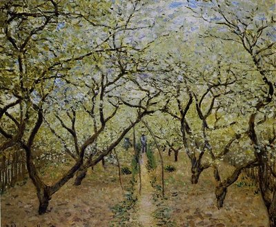 Flowering Orchard by Claude Monet